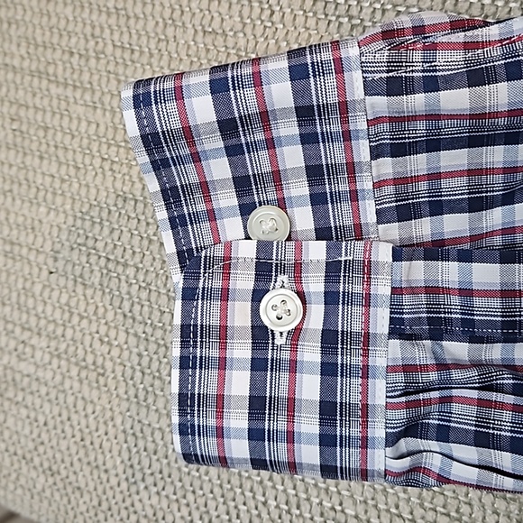 Eddie Bauer Long Sleeve Button Down Shirt Wrinkle Free Men's Size 2XL Plaid - Picture 10 of 10